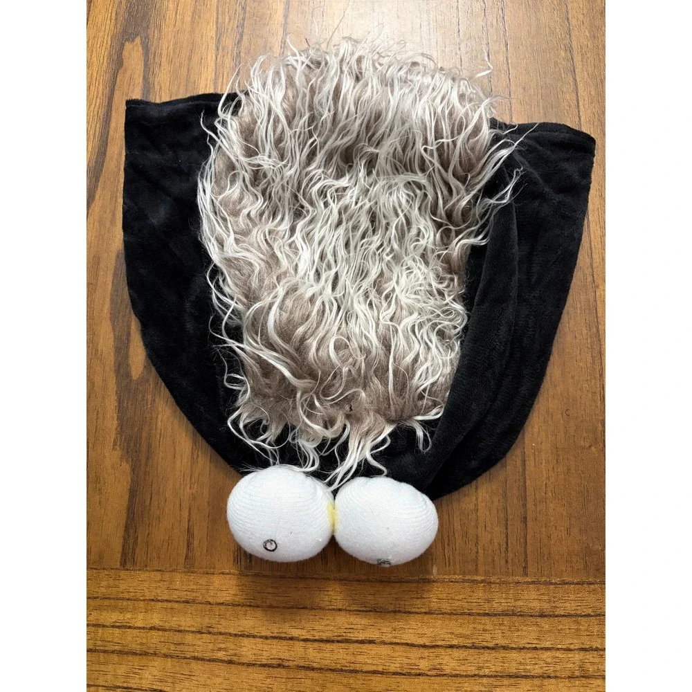 Frisco Spider Dog Costume XXL Gray Black Faux Fur Halloween 2pc Set 215574